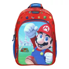 Mochila Mario Bros Cheson, Mb65621-9, Mochilas Mayoreo