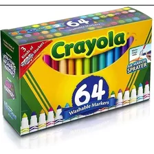 Marcadores Lavables Washable Markers 64 Colores Crayola 