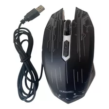 Mouse Gamer Com Fio Preto Usb 