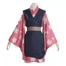 2023 Juego De Kimono, Peluca Y Máscara De Makomo Para