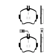 Jogo Pastilha Freio Dianteira Mercedes Benz Classe A 97 A 08