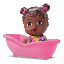 Little Dolls Boneca Na Banheirinha Negra - Divertoys