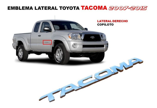 Emblema Lateral Tacoma 2007-2015 Foto 3