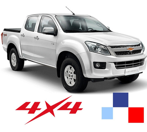 Emblema Adhesivo Pickup Chevrolet Dmax 4x4 2015-2019 Foto 2