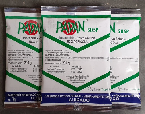 Insecticida Padan,agrícola