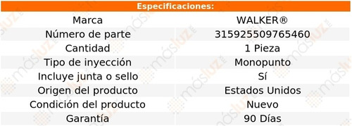 (1) Inyector De Combustible Gmc K2500 Suburban 8 Cil 7.4l 95 Foto 5