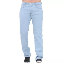 Calça Masculina Tradicional Reto Jeans Elastano Lycra