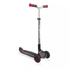 Patineta Scooter Monopatin Master Globber Portable Ajustable Color Negro Con Rojo