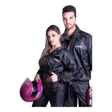 Capa De Chuva Moto C/ Capuz Kit Casal Nylon Reforçado Oferta