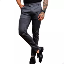 Calça Alfaiataria Masculina Skinny Moderna -super Oferta