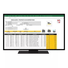 Planilha Controle De Empréstimo / Agiota Com Dash E Clientes