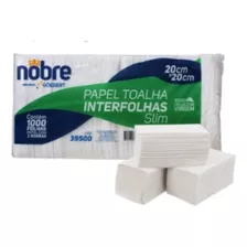 Papel Toalha Interfolha Branco C/1000 Folhas 100% Celulose