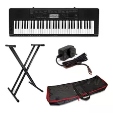 Teclado Casio Ctk3500 Sensitivo + Soporte + Funda + Fuente