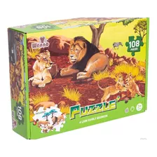 Puzzle Leon 108 Piezas +figuras