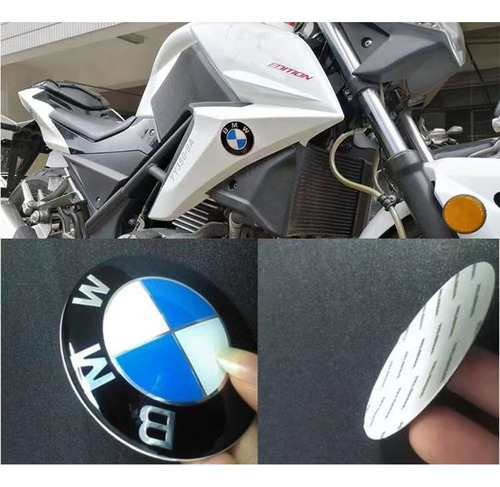 Emblema Adhesive Moto Para Bmw 70mm 2 Pcs Foto 4