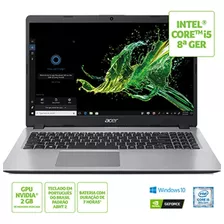Notebook Acer A515-52g-56uj, I5-8265u 8gb, 256gb, Mx130, 2gb