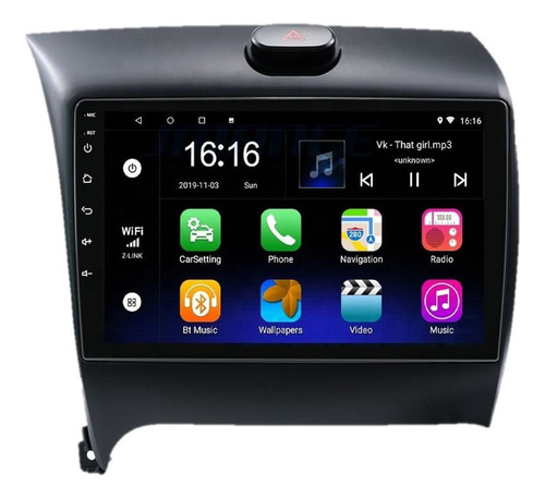 Estereo Kia Forte Cerato 11-18 Android Carplay Gps Camara Foto 2