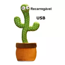 Cacto Dançarino Oscar Usb Recarregável - Frete Grátis