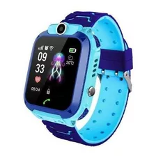 Relógio Smartwatch Infantil Azul Resistente Água Ios Android