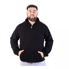 Campera Polar Hombre Lisa Abrigo