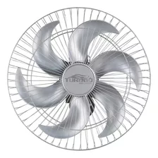 Ventilador De Parede Oscilante 50cm Prata Turbão 130w Bivolt