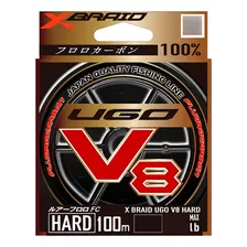Linha Fluorocarbon Xbraid Ugo V8 Hard 10lb (0,26mm - 100m)