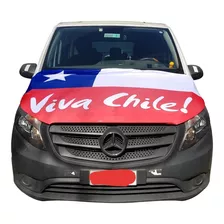 Cubre Capot Funda Estuche Forro Bandera Chile Patria 23871-4