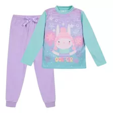 Pijama Niña Polar Cool Girl Lila H2o Wear