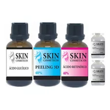 Kit 3d + Glicólico 40% 10ml Cada/ Manchas , Melasma