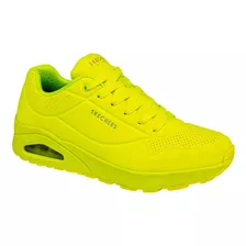 Tenis Sneakers Skechers 52458lime Valvula Anti Impacto 25/29