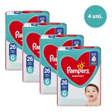 Fraldas Pampers Supersec G Com 104 Unidades Atacado Barato