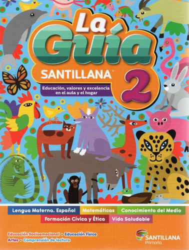 Guía Santillana 2° Pack C/4 Libros + Examen Pública 2021-22