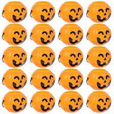 Toyvian 20pcs Mini Cubos De Calabaza De Halloween Dulce...