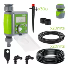 Kit De Riego Jardin 30 Macetas Automático Goteo Huerta