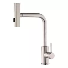 Torneira Gourmet Ducha Extensível Inox Escovado Monocomando