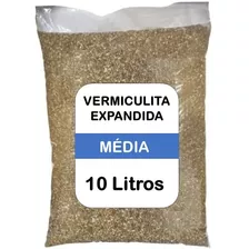 10 Litros De Vermiculita Expandida Média Cultivo De Plantas