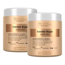 Kit 02 Máscara Prohall Extreme Repair Ultra Nutritiva 500g