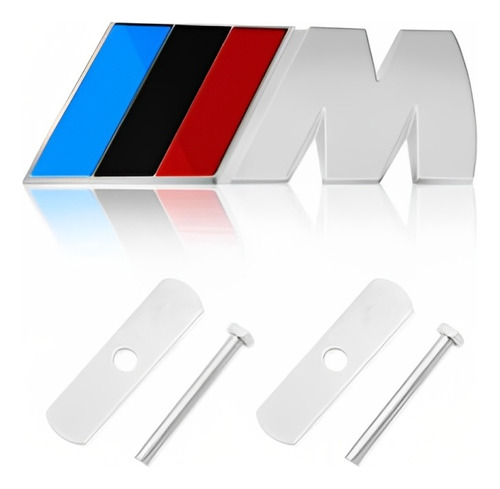 Emblema M Bmw Para Parrilla X1 X3 X5 E46 E90 E60 F20 E87... Foto 2