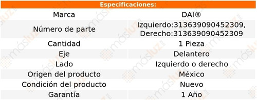 (1) Base Amortiguador Del Izq O Der Infiniti Qx4 97/03 Dai Foto 3