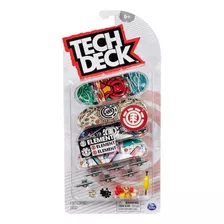 Tech Deck Ultra Dlx Fingerboard 4-pack, Element Skateboards