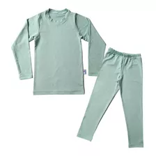 Kit Blusa E Calça Térmica Infantil Segunda Pele Para Inverno