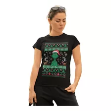 Playera Navideña Grinch Fiestas Navidad Regalo Mujer 01