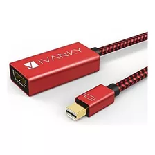 Adaptador De Mini Displayport A Hdmi Trenzado De Nailon Thu