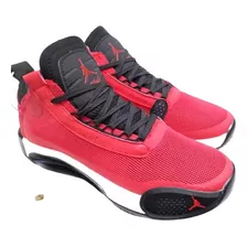 Botas Zapatos Jordan 34 Caballeros Lona Roja Elite Zoom Bsqu