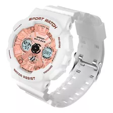 Reloj Sanda 6033, Cronógrafo Impermeable De Moda