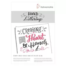 Hand Lettering Hahnemühle A4 - 21x29,7 cm - 170g - 25 Hojas