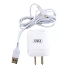 Cargador Rapido 220v A Usb 2.1 Amper + Cable Micro Usb Cuota