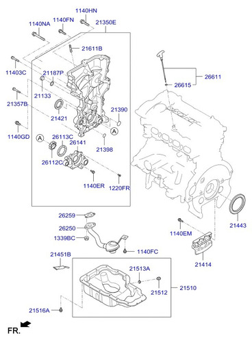 Reten Trasero Cigueal Hyundai Creta Tucson 2.0 Aos 2015-19 Foto 3