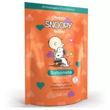 Refil Sabonete Cottonbaby Snoopy Baby Glicerina 200 Ml