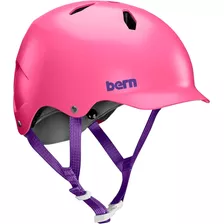 Casco De Ciclismo Bern Bandito Para Niños, Eps Rosa Satinado